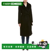Elliot Coat Wool 自营Tahari Blend Wrap black 美国奥莱直发
