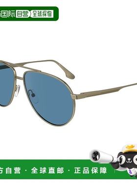 自营Victoria Beckham Metal Women's Sunglasses - gold 美国奥