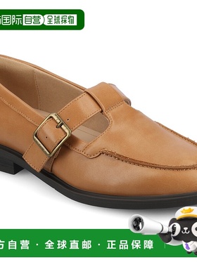 自营 journee collectionJournee女式Corina Mary Jane Loafer-棕