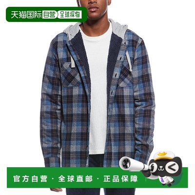 自营WEATHERPROOF VINTAGE Sherpa Lined Hooded Shirt Jacket -