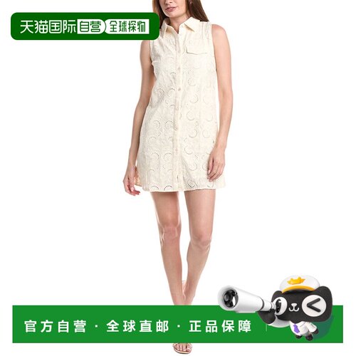 自营ANNA KAY Aqua Lace Mini Dress - Beige 连衣裙美国直发奥莱