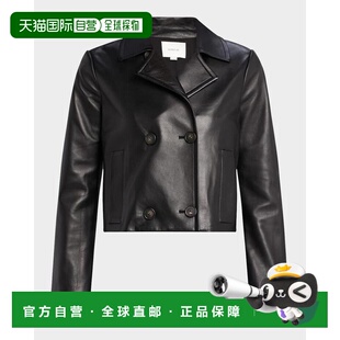 1h可退 【美国直邮】vince 女士 皮质外套皮衣大衣