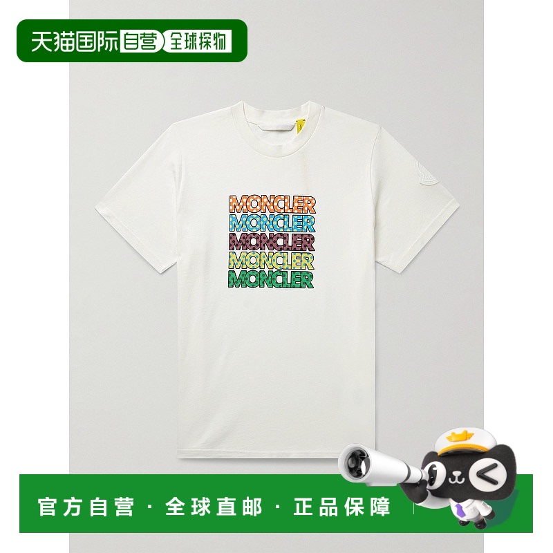 1h可退 香港直邮潮奢 Moncler Genius 男士 2 Moncler 1952 徽标T