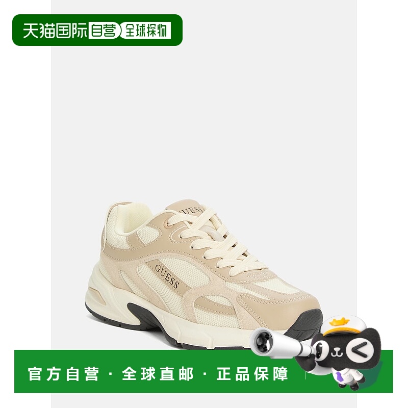 自营guessLotty Low-Top Sneakers - beige/cream 美国奥莱直发