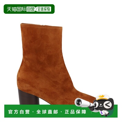 自营salvatore ferragamoPampero Suede Booties - brown 美国奥