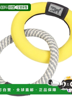 【美国直邮】Pet Life Pet Life 'Ring Toss' 双连接黄麻绳和浮环