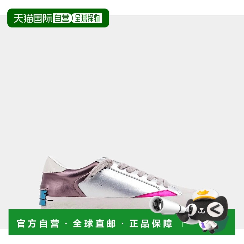 自营shu shopWomen's Ruby Sneaker In Silver Distressed - silv