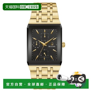 自营Bulova Men's Dante Black Dial Watch - black 美国奥莱直发