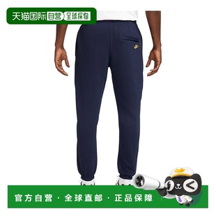 NIKE black CLUB PANTS 美国奥莱直发耐克 FLEECE 自营MENS