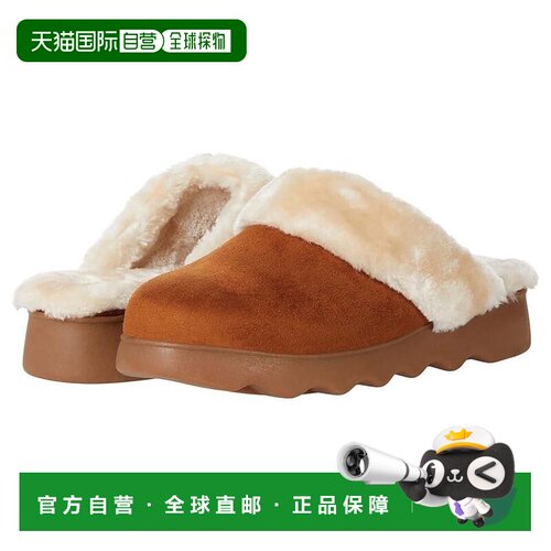 自营Aerosoles Wade Clog女式黄褐色圆头滑穿舒适鞋JOBB461-棕色