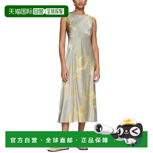 自营lafayette 148 new yorkLafayette 148纽约前褶不对称连衣裙-