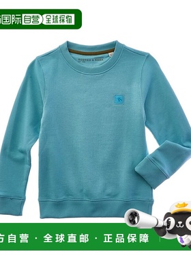 自营Scotch & Soda Regular-Fit Logo Badge Crewneck Sweatshirt