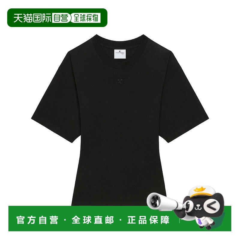 1h可退 香港直邮潮奢 Courreges 女士 圆领T恤 125JTS168JS0107