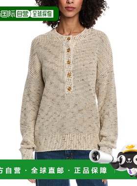 自营Faherty Sunwashed Fisherman Henley Sweater - beige 美国