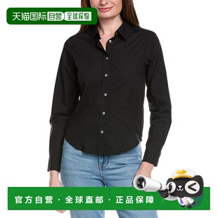 Fit 美国奥莱直发 自营Lilla Slim Shirt black Down Button