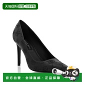 pleinMid Strass Heel 自营philipp Pumps Monogram black blac