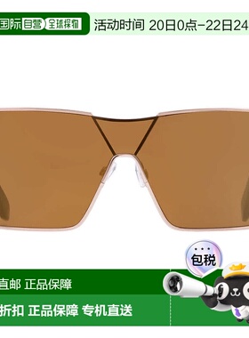 自营Off-White ASPEN Gold Mirror Shield Unisex Sunglasses OER