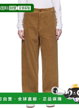 1h可退 香港直邮潮奢 A.P.C. 女士 棕色 Fergus 长裤 COHBBM08500