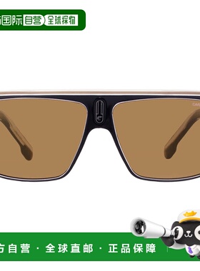 自营Carrera Brown Rectangular Men's Sunglasses CARRERA 22/N