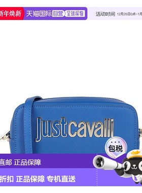 自营 Just Cavalli Mini Range B交叉车身-蓝色 美国奥莱直发女包
