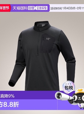 加拿大直邮始祖鸟Rho SV Zip Neck男款户外保暖基础层上衣T恤