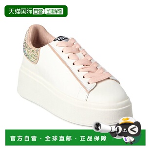 自营Ash Moby Strass Leather Sneaker - WHITE 女鞋美国直发奥莱