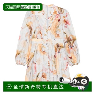 美国奥莱直 自营 zimmermann`Ascension Plunge`迷你连衣裙 多色