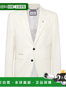 自营philipp plein羊毛运动夹克Lord Fit慢跑鞋-白色 美国奥莱直