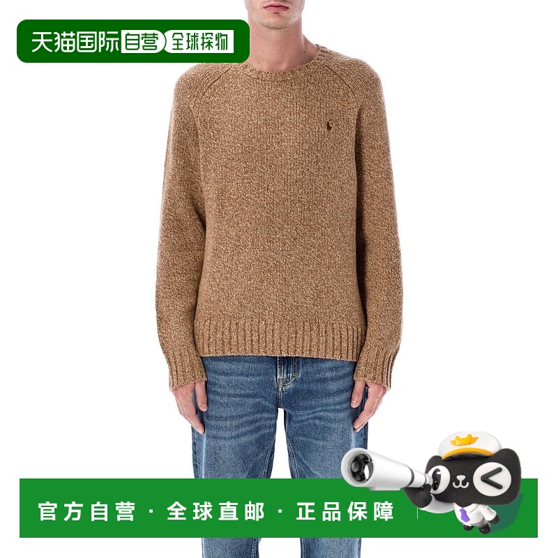 自营polo ralph laurenDonegal Knit Crewneck Sweater With Text