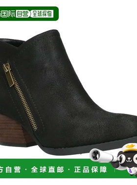 自营Bella Vita Bobbi Boots Women's Black Side Zip Almond Toe