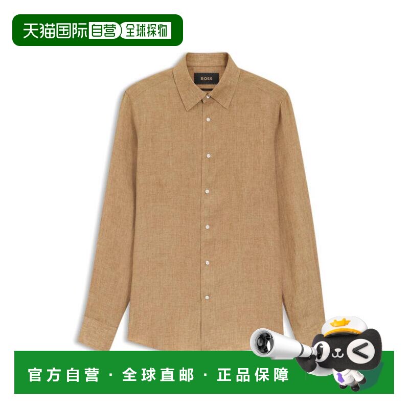 【美国直邮】hugo boss 男士 衬衫亚麻男装