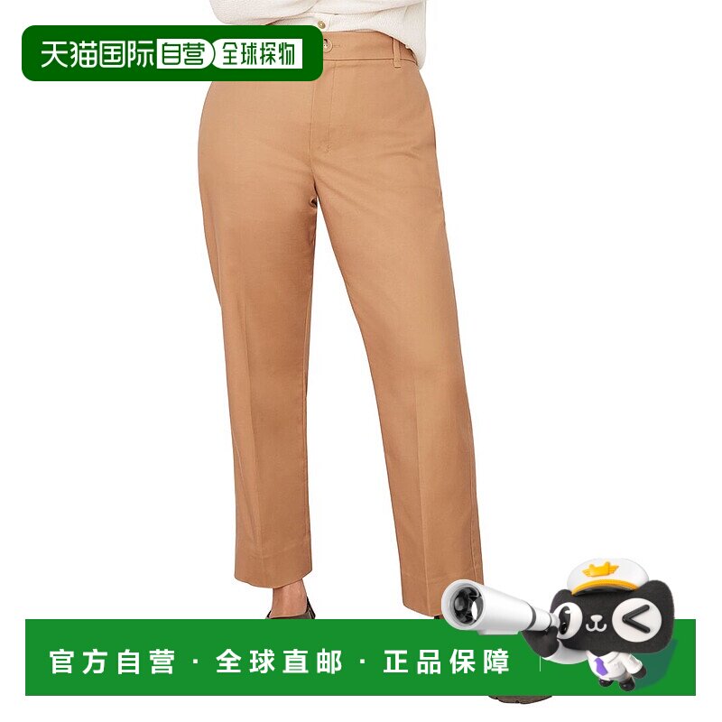 自营 vince文斯香烟裤-棕色 美国奥莱直发直筒裤