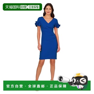 女士 1h可退 papell adrianna 连衣裙 美国直邮