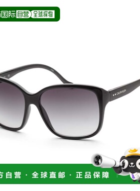 自营Calvin Klein Women's 60mm Black Crystal Sunglasses - bla