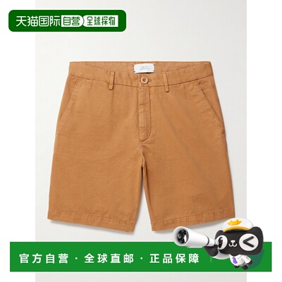 1h可退 香港直邮潮奢 mr p 男士 直筒棉质斜纹布短裤 MPSH232001