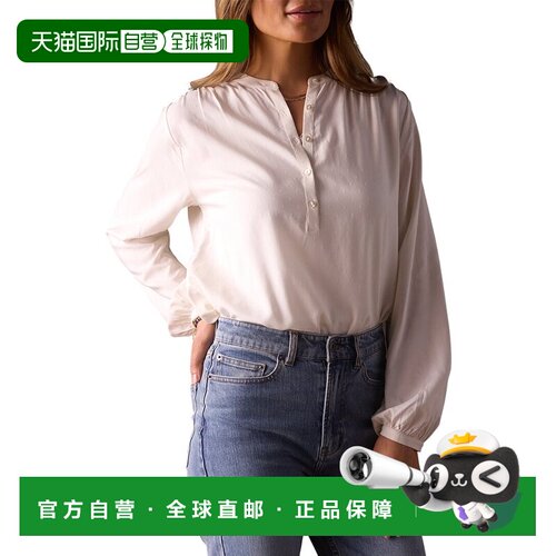 自营the normal brand普通品牌夏洛特女式衬衫-白色 美国奥莱直发