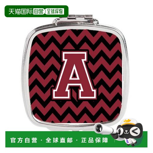 自营Carolines Treasures CJ1052-ASCM 字母 A 雪佛龙石榴石正品