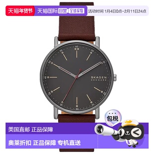 自营Skagen Men's Signatur Black Dial Watch - black 美国奥莱
