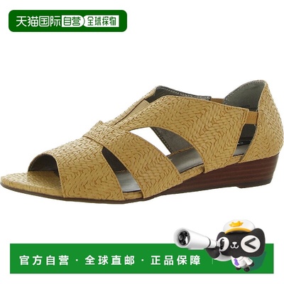 自营arrayRobin Womens Ankle Open Toe Wedge Sandals - natural