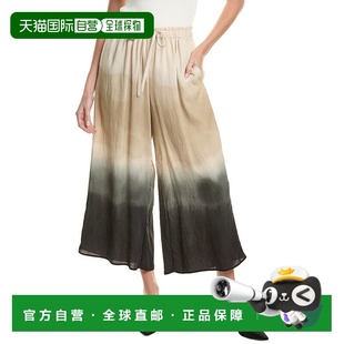 Camuto阔腿长裤 休闲裤 棕褐色 阔腿裤 美国奥莱直发女裤 自营Vince