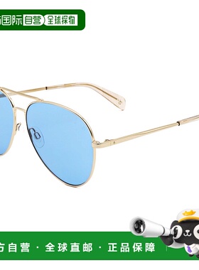 自营 rag & boneRag&Bone中性款59mm金米色太阳镜-金米色 美国奥