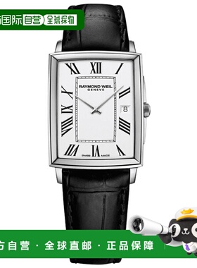 自营 Raymond Weil Toccata Classic Quartz White Dial Black Le