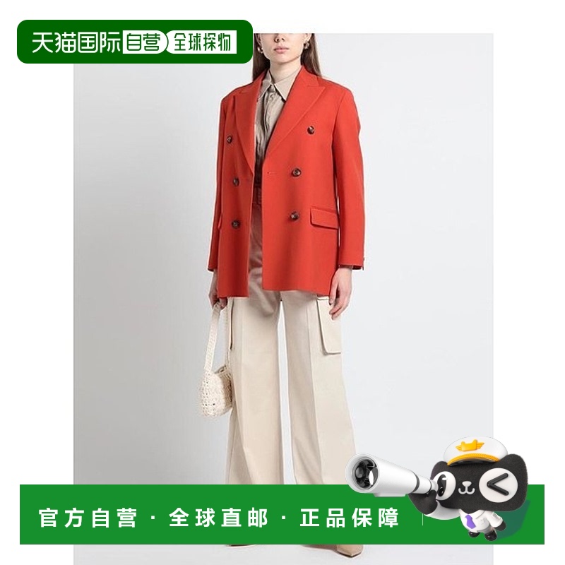1h可退 【美国直邮】ROCHAS女士外套多口袋休闲时尚保暖舒适潮流