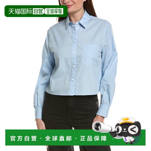 自营rag & bone Max短款衬衫-蓝色 美国奥莱直发