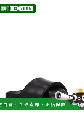 自营 Jil Sander Leather Women's Slipper - black 美国奥莱直发