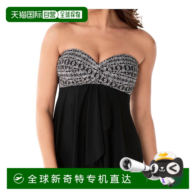 自营miraclesuit印加宝藏中的 Cadiz Bandeau Tankini 上衣 - 印