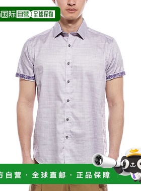 自营 robert graham罗伯特 格雷厄姆 罗斯梭织衬衫-紫色 美国奥莱