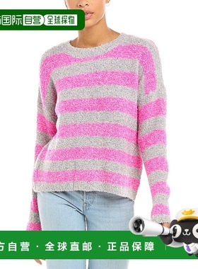 自营Autumn Cashmere Boucle Striped Wool & Cashmere-Blend Swe