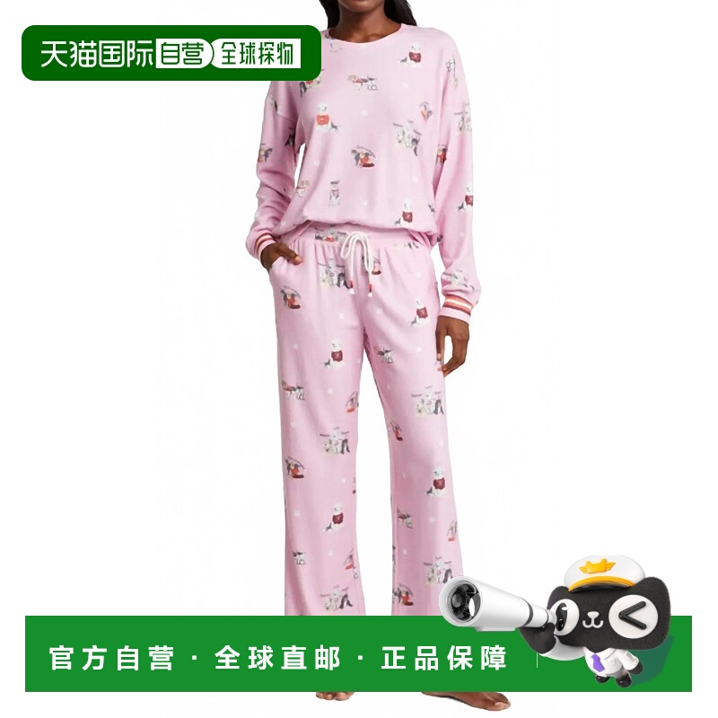 自营pj salvageRescues Bottom Pajama Pants In Pink - pink 美