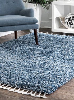 nuloom当代 Brooke Shag - 蓝色 【美国奥莱】直发